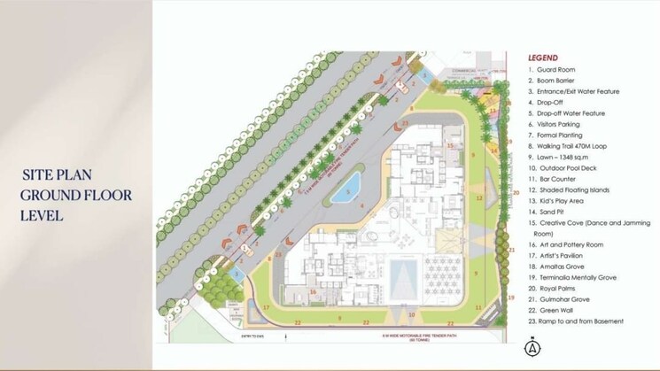 Master Plan, landmark-skyvue 4 Bedroom 3930 Sq.Ft. Apartment In Sector 103 Gurgaon 9801833