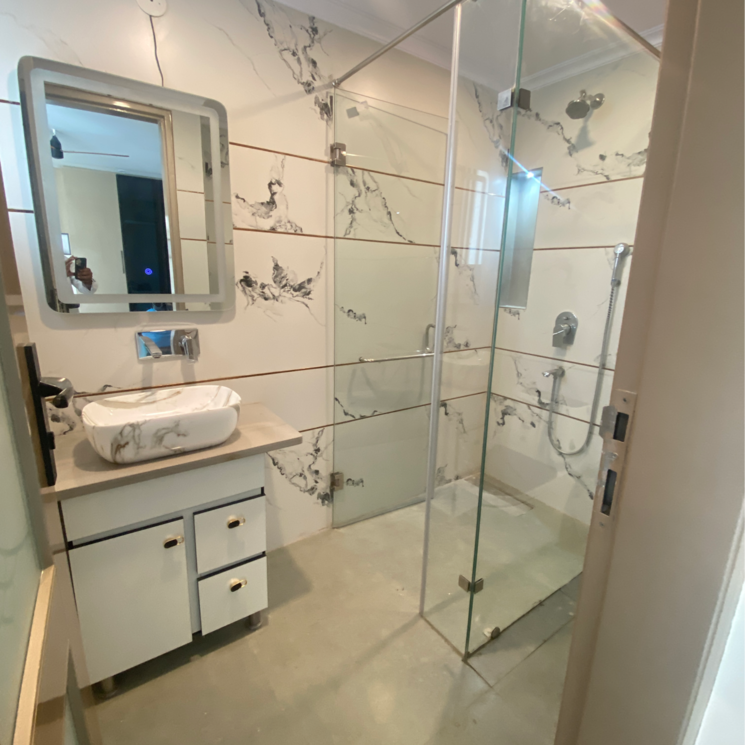 Bathroom, dwarka 4 Bedroom 2000 Sq.Ft. Builder Floor In Dwarka Delhi 9803793