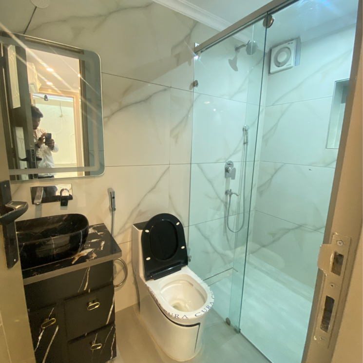 Attached Bathroom, dwarka 4 Bedroom 2000 Sq.Ft. Builder Floor In Dwarka Delhi 9803793