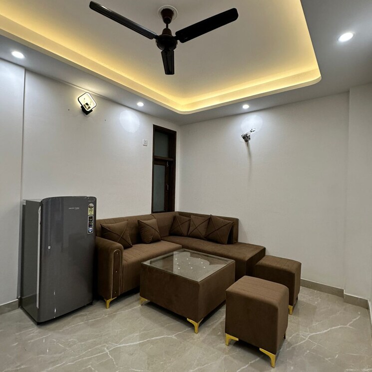 Living Room, chattarpur 1 Bedroom 650 Sq.Ft. Builder Floor In Chattarpur Delhi 9807438