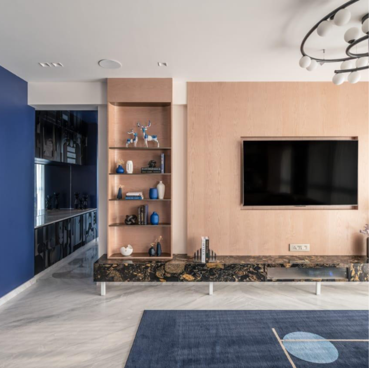 Living Room, hubtown-25-south 4 Bedroom 1981 Sq.Ft. Apartment In Agar Bazar Mumbai 9807533