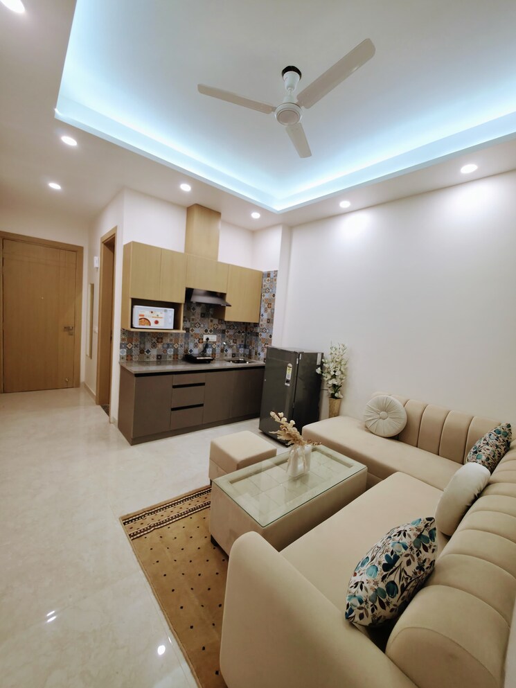 Living Room, baani-square 1 Bedroom 1100 Sq.Ft. Builder Floor In Sector 50 Gurgaon 9807979
