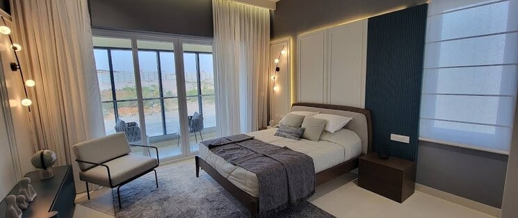 Bedroom, prestige-clairemont 3 Bedroom 1989 Sq.Ft. Apartment In Kokapet Hyderabad 9808503