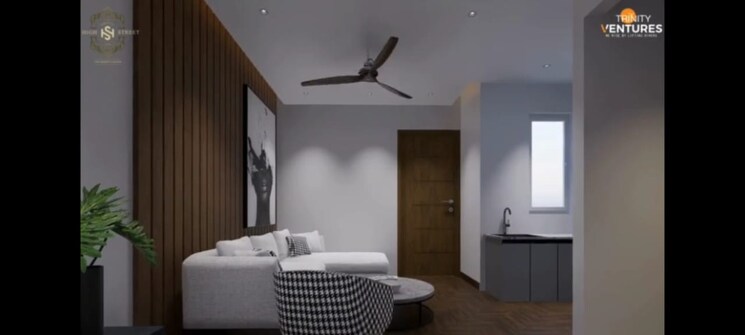 Living Room, trinity-high-street 1.5 Bedroom 822 Sq.Ft. Apartment In Jalpura Greater Noida 9809263