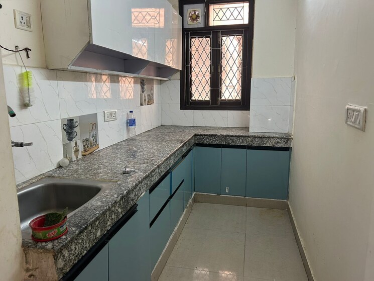 Kitchen, malviya nagar 2 Bedroom 800 Sq.Ft. Builder Floor In Malviya Nagar Delhi 9810761
