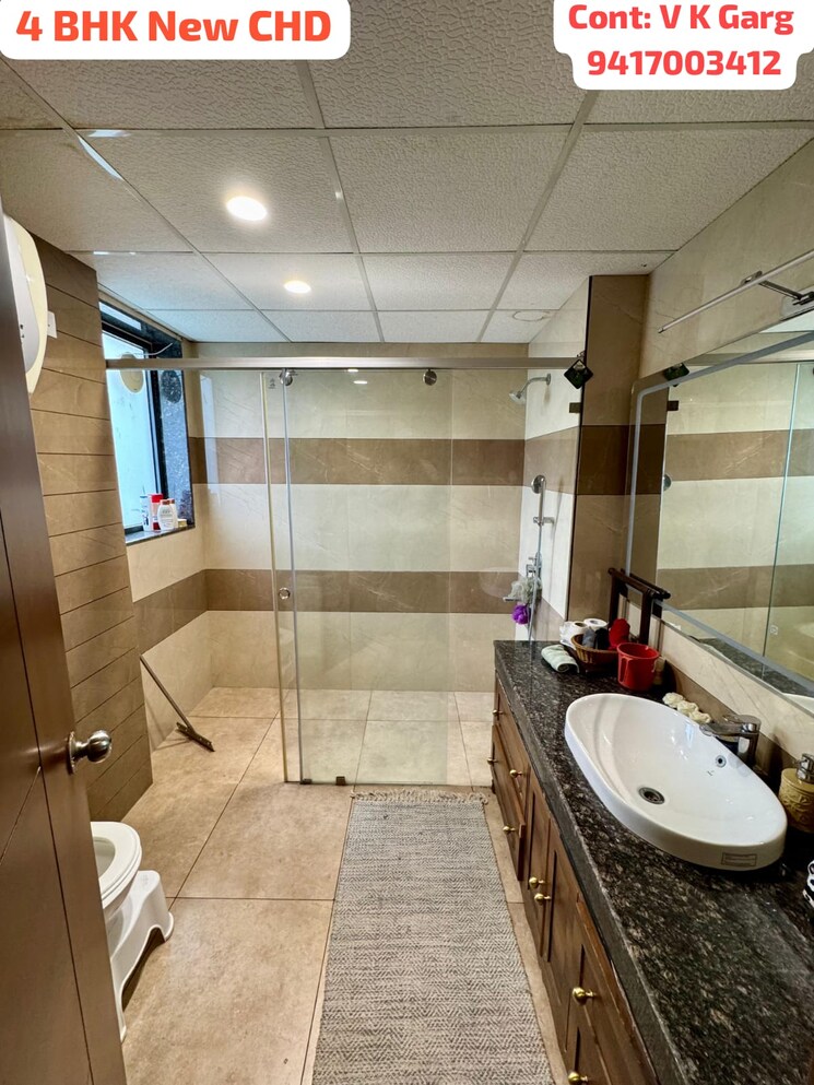 Bathroom, allwin-el-spazia 3 Bedroom 1638 Sq.Ft. Apartment In Sanauli Zirakpur 9811029