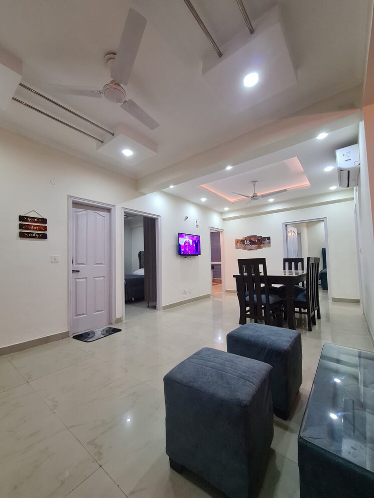 Living Room, nagla road 3 Bedroom 1350 Sq.Ft. Apartment In Nagla Road Zirakpur 9811351