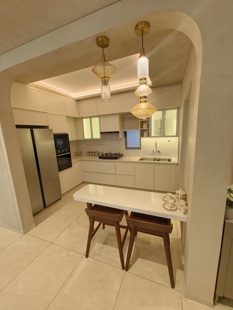 Kitchen, mahima-shubh-nilay 3.5 Bedroom 1945 Sq.Ft. Apartment In Ajmer Road Jaipur 9811864