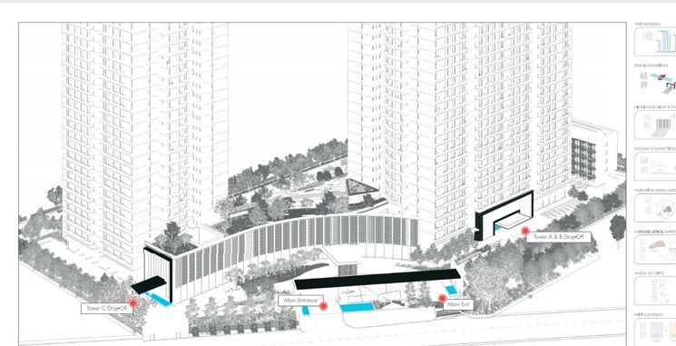 Exterior View, krisumi-waterfall-residences 3 Bedroom 2503 Sq.Ft. Apartment In Sector 36a Gurgaon 9811930