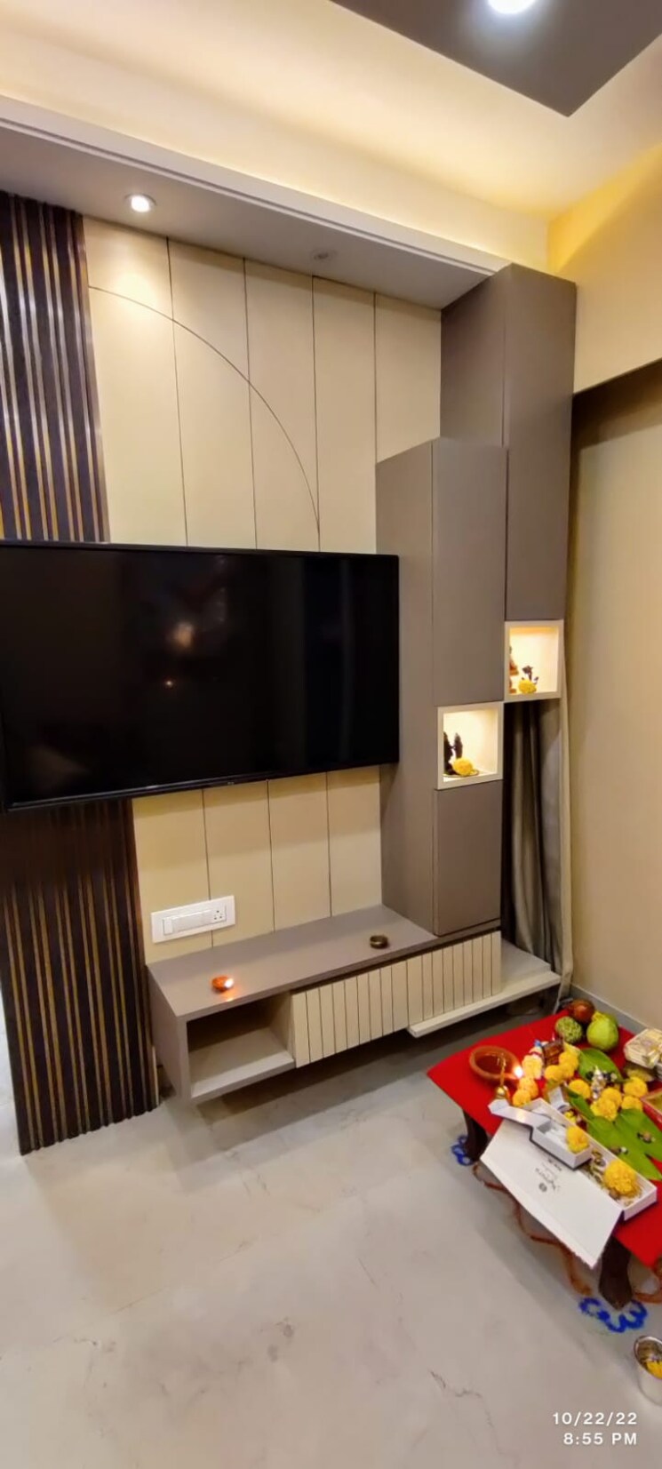 Kitchen, dosti-west-county 2 Bedroom 551 Sq.Ft. Apartment In Balkum Pada Thane 9812035