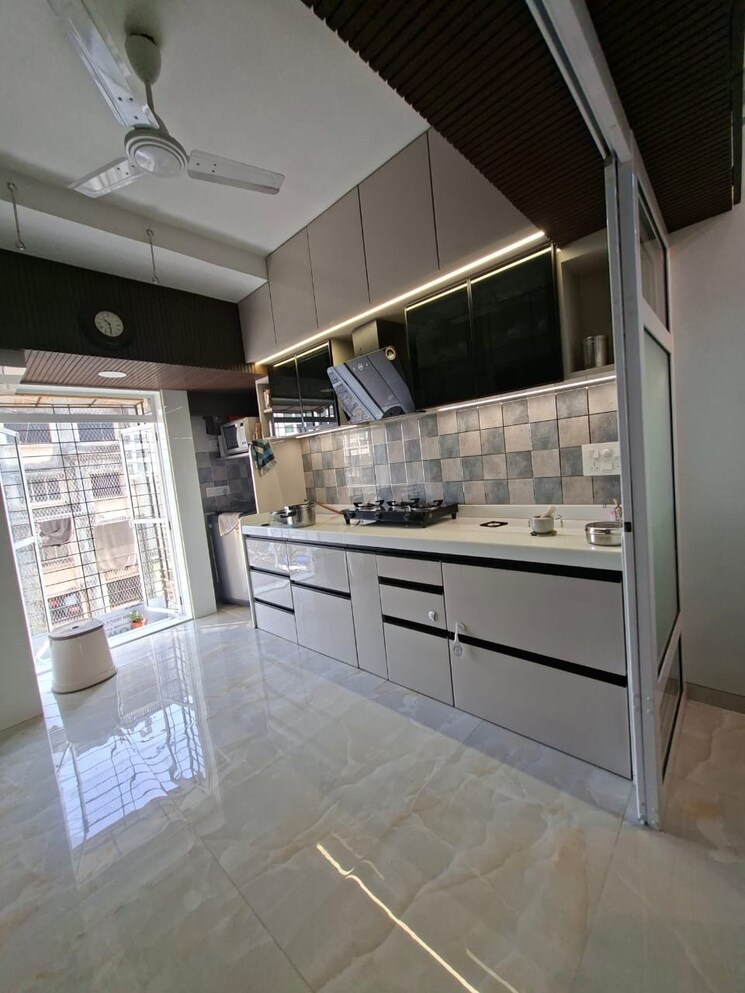 Kitchen, neel-tower 3 Bedroom 1100 Sq.Ft. Apartment In Borivali West Mumbai 9812433