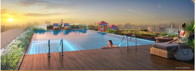 Swimming Pool, mesacon-crown 2 Bedroom 723 Sq.Ft. Apartment In Andheri West Mumbai 9812617