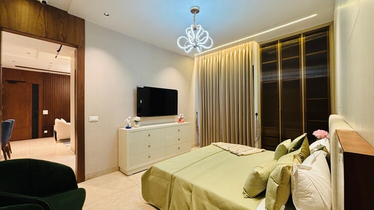 Bedroom, dhakoli 3 Bedroom 1915 Sq.Ft. Apartment In Dhakoli Zirakpur 9813311