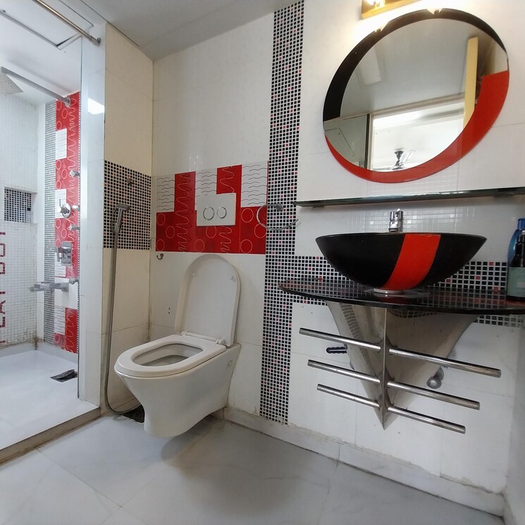 Attached Bathroom, babulnath 3 Bedroom 2000 Sq.Ft. Apartment In Babulnath Mumbai 9813366