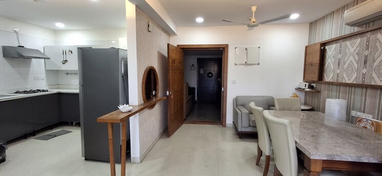 Kitchen, golf-edge 4 Bedroom 3410 Sq.Ft. Apartment In Gachibowli Hyderabad 9813536