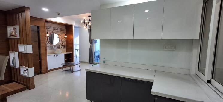 Kitchen, golf-edge 4 Bedroom 3410 Sq.Ft. Apartment In Gachibowli Hyderabad 9813536