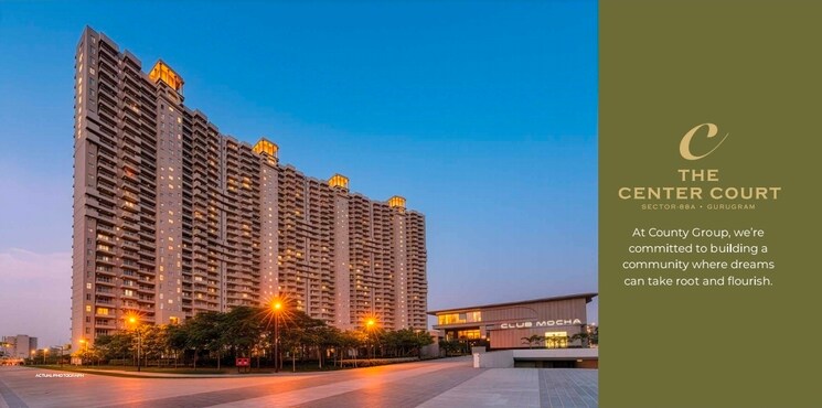 Exterior View, the-center-court-prime 3 Bedroom 1910 Sq.Ft. Apartment In Sector 88a Gurgaon 9814313