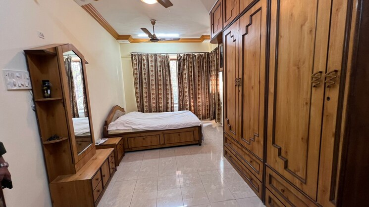 Master Bedroom, marathon-galaxy 2 Bedroom 800 Sq.Ft. Apartment In Mulund West Mumbai 9816497