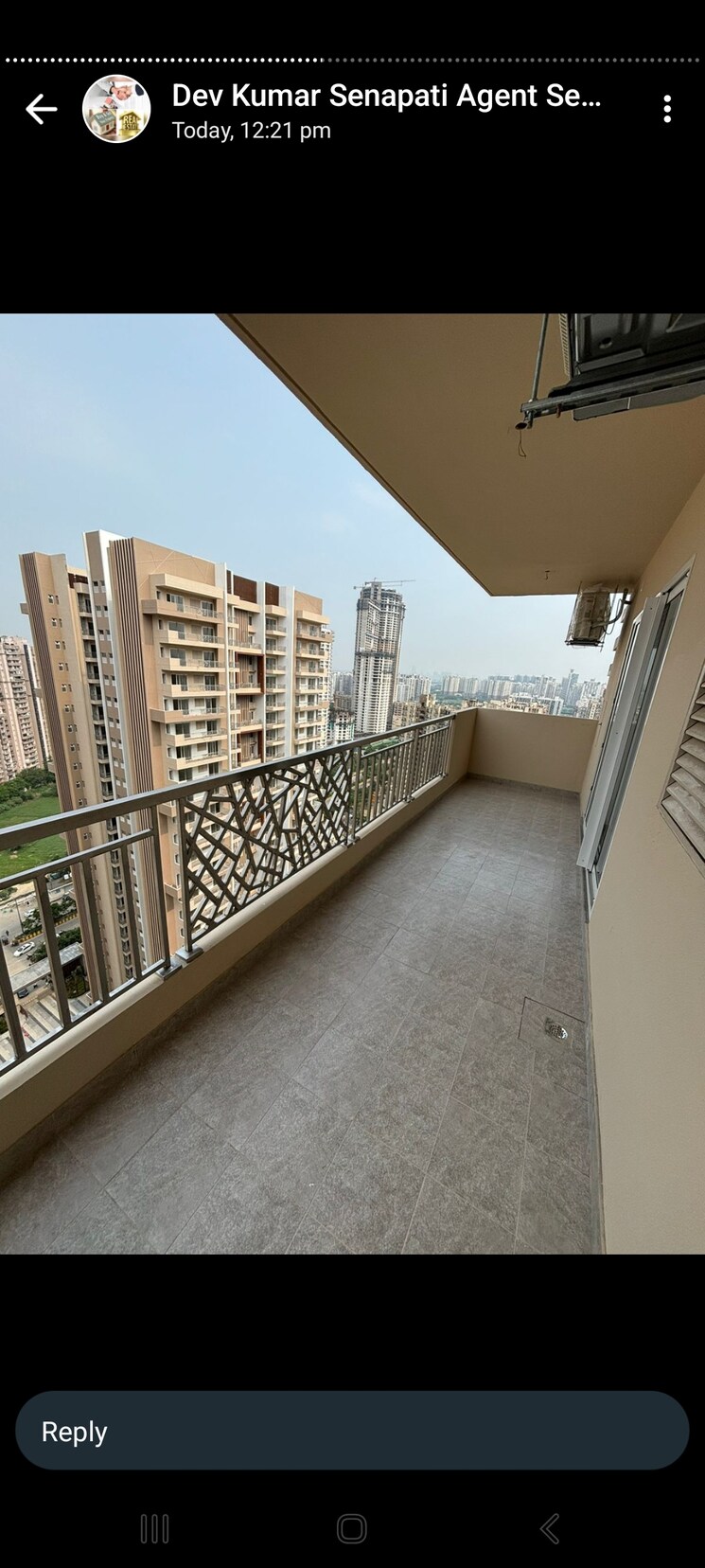 Balcony, aba-ivy-county 4 Bedroom 2511 Sq.Ft. Apartment In Sector 75 Noida 9816630