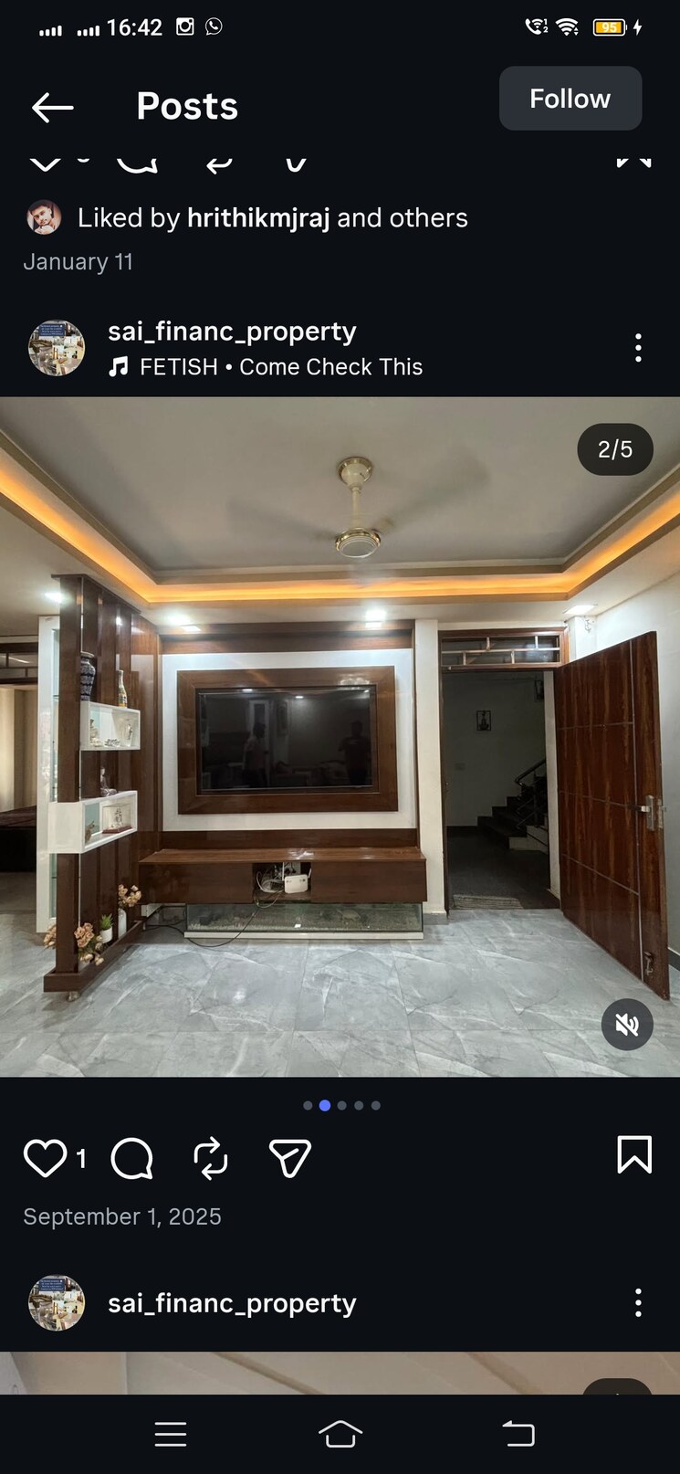  Parking, neb sarai 1 Bedroom 850 Sq.Ft. Builder Floor In Neb Sarai Delhi 9817686