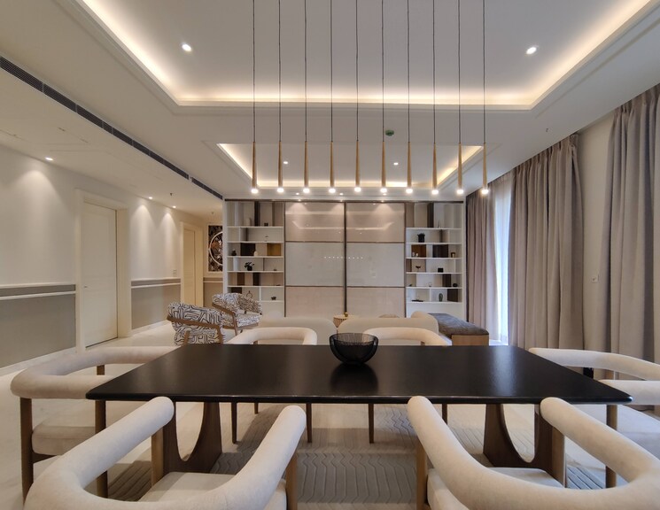 Living Room, bhartiya-city-leela-residences 3 Bedroom 3179 Sq.Ft. Apartment In Thanisandra Main Road Bangalore 9820569