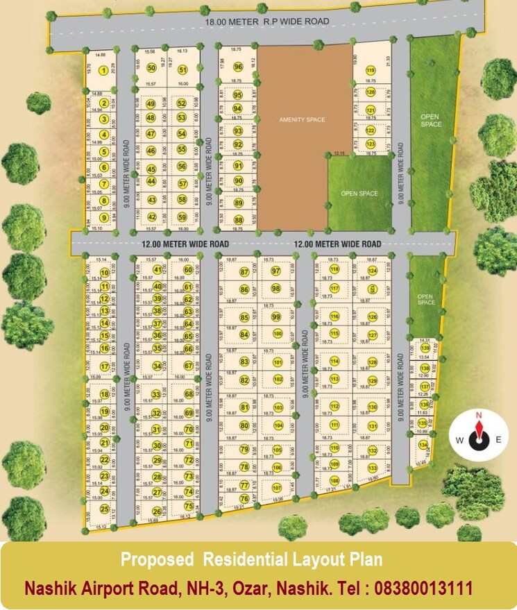 undefined, ojhar  180 Sq.Yd. Plot In Ojhar Nashik 9820773