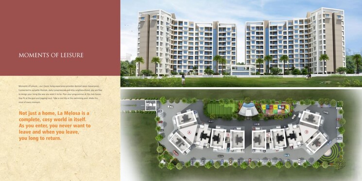 Master Plan, chandrarang-la-melosa 2 Bedroom 747 Sq.Ft. Apartment In Wakad Pune 9823638