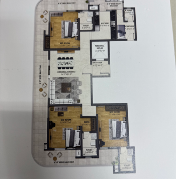 3.5 BHK Flat for Sale in International Airport Road, Zirakpur