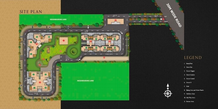 Master Plan, oxirich-chintamani 3 Bedroom 2035 Sq.Ft. Apartment In Sector 103 Gurgaon 9828728