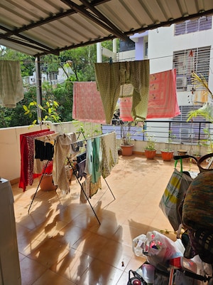 Balcony in 2 BHK Apartment at The Construction Westend Village, Kothrud – for Rent