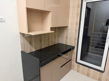 Kitchen in 3 BHK Apartment at Sheth Zuri, Laxmi Nagar – for Rent