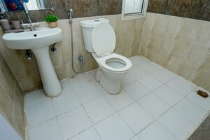 Bathroom in 2 BHK Apartment at Panchsheel Greens II, Sector 16 Greater Noida – for Sale