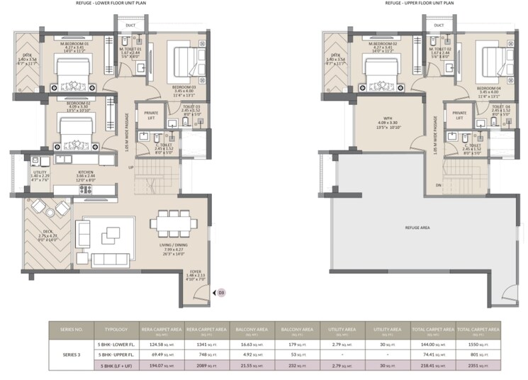 Floor Plan, nibm road 3.5 Bedroom 1500 Sq.Ft. Apartment In Nibm Road Pune 9831876