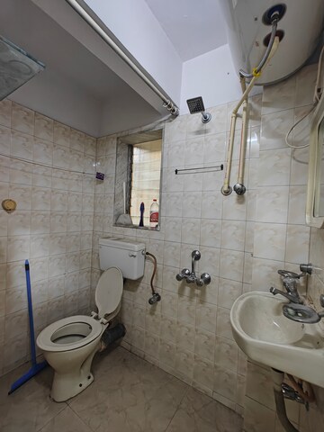 Bathroom in 2 BHK Apartment at Navdurga Complex, Nerul Sector 19a – for Rent