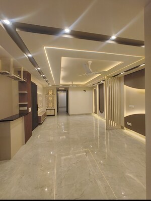 Staircase in 4 BHK Builder Floor at Chattarpur – for Rent