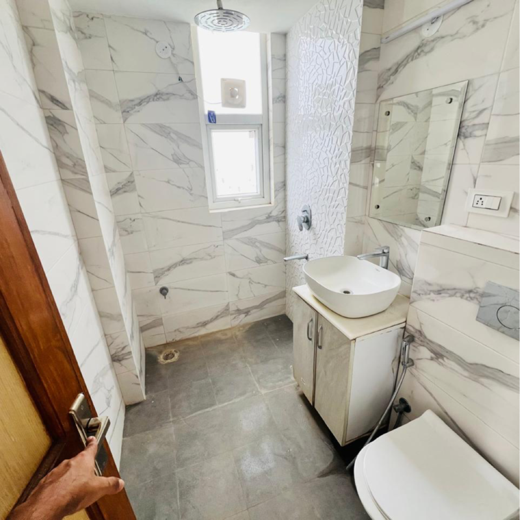 Bathroom, ram-shanti-apartment 3 Bedroom 1900 Sq.Ft. Apartment In Sarswati Kunj ii Gurgaon 9832160