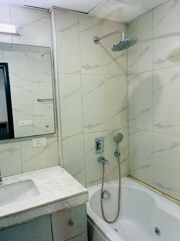 Bathroom in 3 BHK Apartment at Tata Primanti Phase 2, Sector 72 – for Rent