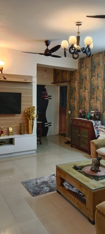 Living Room in 3 BHK Apartment at Uninav Heights Phase I, Raj Nagar Extension – for Sale
