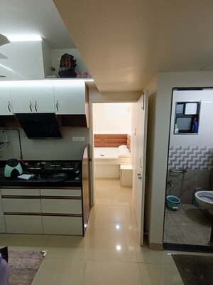 Kitchen in 1 BHK Apartment at Goregaon West View CHS, Goregaon West – for Rent