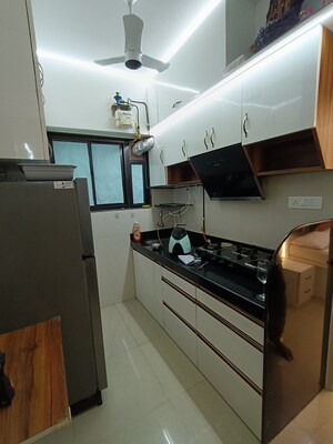 Kitchen in 1 BHK Apartment at Goregaon West View CHS, Goregaon West – for Rent