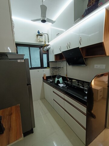 Kitchen in 1 BHK Apartment at Goregaon West View CHS, Goregaon West – for Rent