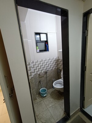 Bathroom in 1 BHK Apartment at Goregaon West View CHS, Goregaon West – for Rent