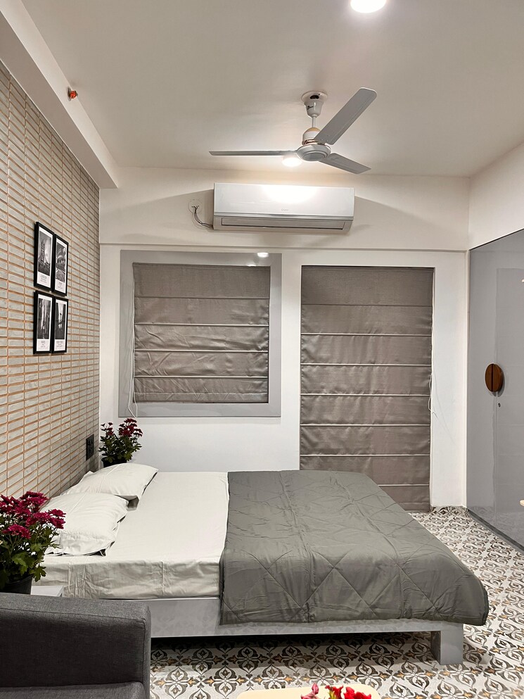 Bedroom, purva-silversands Studio 550 Sq.Ft. Apartment In Mundhwa Pune 9833830