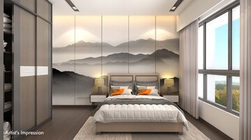 Bedroom in 2 BHK Apartment at Wadhwa Dukes Horizon, Chembur – for Rent