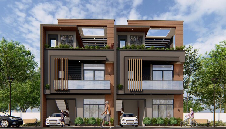 Exterior View, sector 12 greater noida 3.5 Bedroom 1020 Sq.Ft. Villa In Sector 12 Greater Noida Greater Noida 9834146
