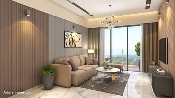 Living Room in 2 BHK Apartment at Wadhwa Dukes Horizon, Chembur – for Rent