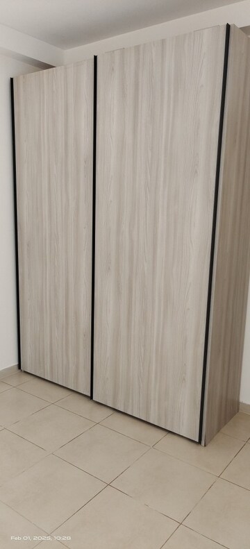 Bedroom in 2.5 BHK Apartment at Bhartiya Nikoo Homes, Thanisandra Main Road – for Rent