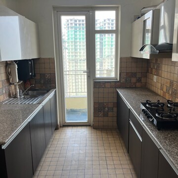 Kitchen in 3 BHK Builder Floor at Supertech Araville, Sector 79 – for Rent
