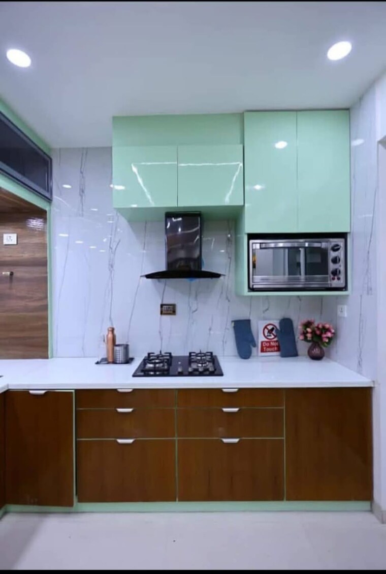 Kitchen, svc-tree-walk 3 Bedroom 2052 Sq.Ft. Apartment In Kondapur Hyderabad 9834206