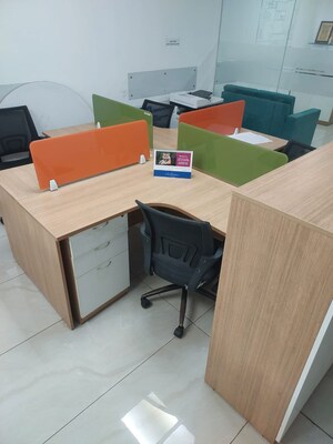 Team Area in  Office Space at Lodha Supremus 2, Wagle Industrial Estate – for Rent